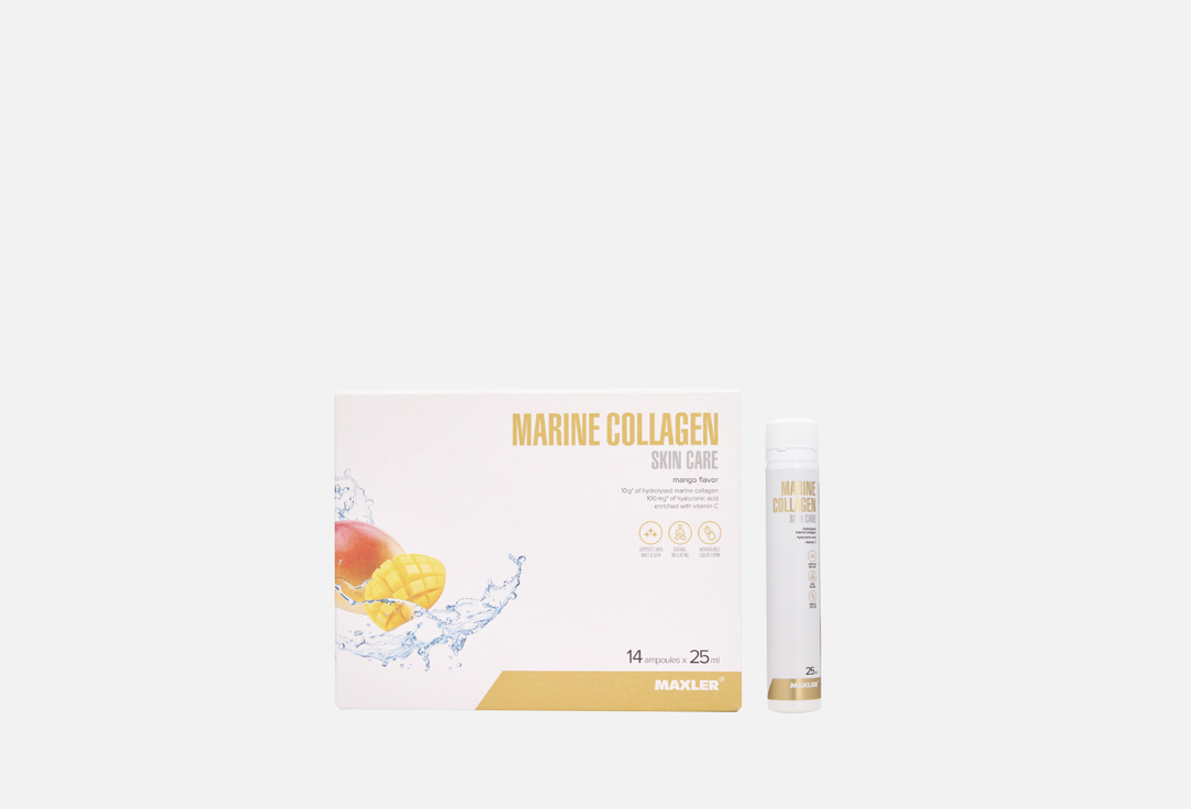 Marine Collagen Skincare со вкусом манго в шотах 14 шт