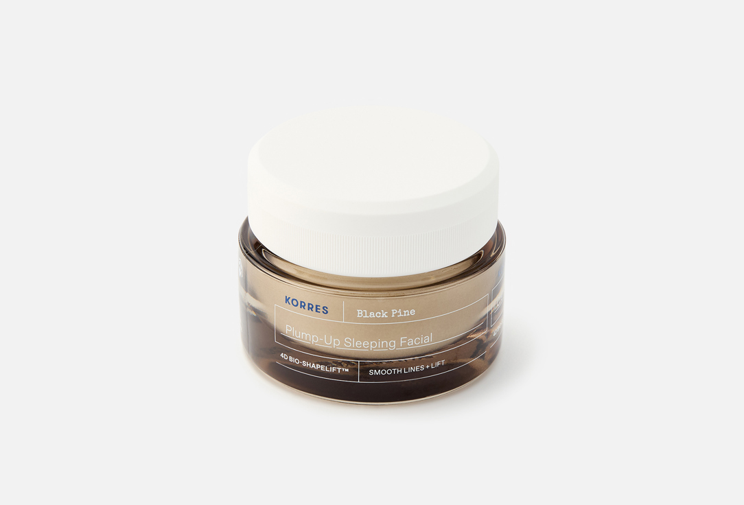 KORRES BLACK PINE 4D BioShapeLift Plump-up Sleeping Facial 40 мл — фото 2