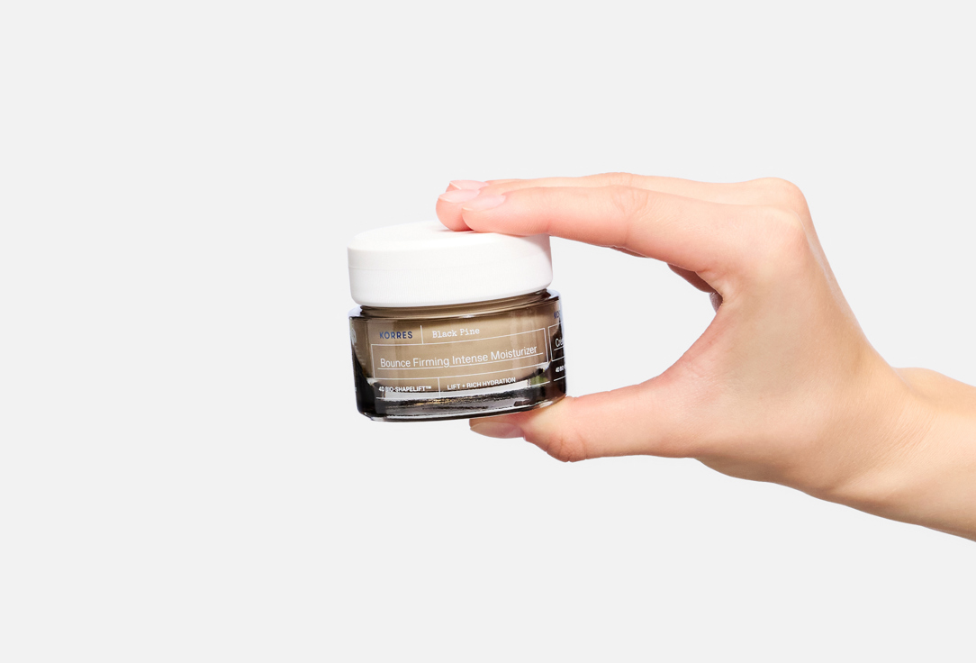 KORRES BLACK PINE 4D BioShapeLift Bounce Firming Intense Moisturiser 40 мл — фото 5