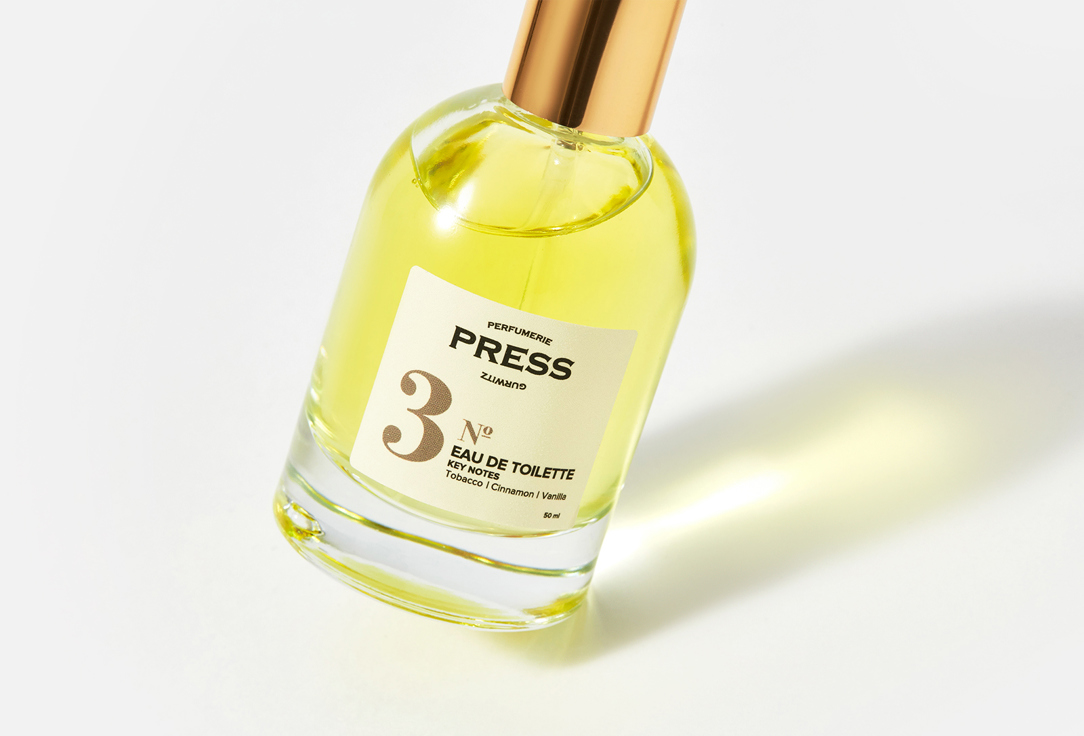 PRESS GURWITZ PERFUMERIE №3 Tobacco, Cinnamon, Vanilla 50 мл — фото 4