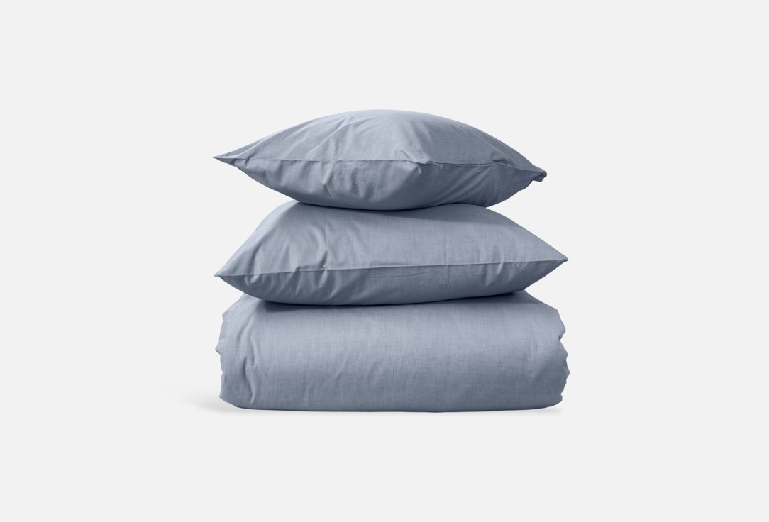 Melange Indigo, наволочки 50х70, полутораспальный 1.5-спальный мл