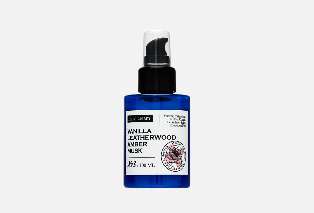 №3 vanilla, leatherwood, amber, musk 100 мл