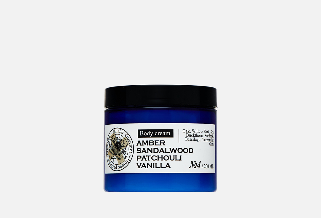 №4 amber, sandalwood,patchouli,vanilla 200 мл