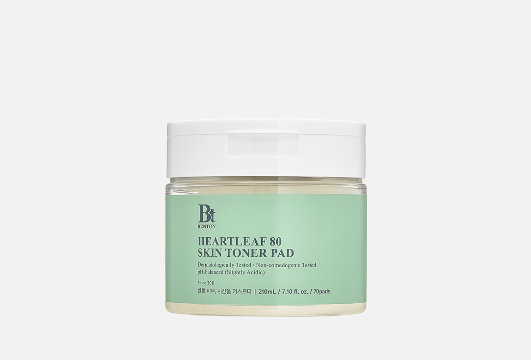 HEARTLEAF 80 SKIN TONER PAD 70 шт