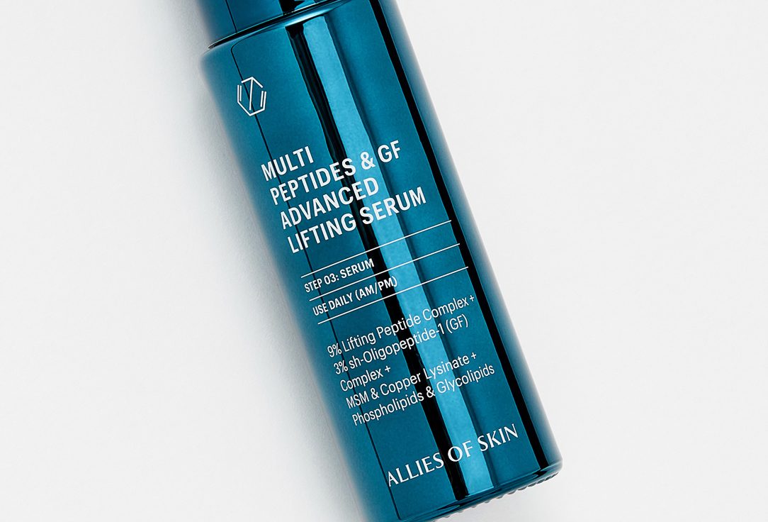 ALLIES OF SKIN Multi Peptides & Gf Advanced Lifting Serum 30 мл — фото 4