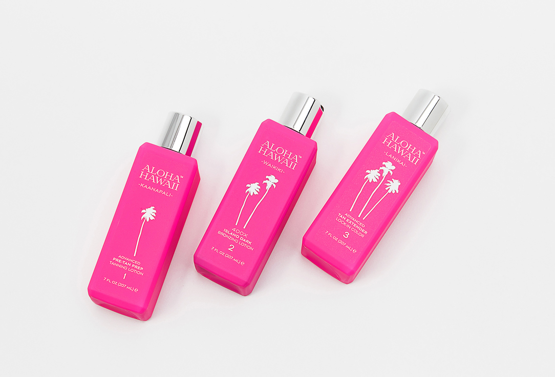 TAN INCORPORATED Aloha Hawaii 3 Step Total tanning system 3 шт — фото 2