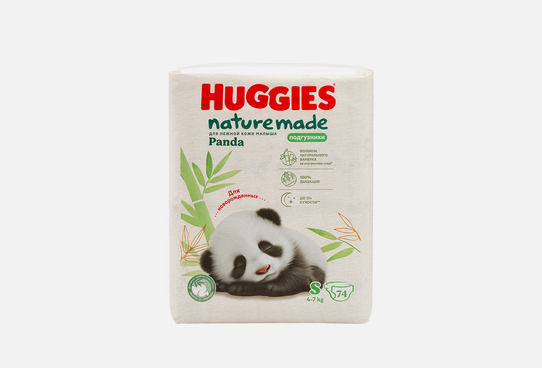 Naturemade Panda, S (4-7 kg) 74 шт