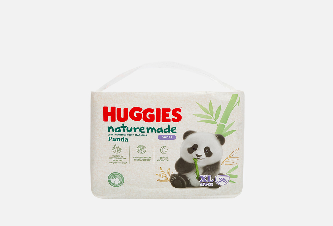 Naturemade Panda, XL (12-17 kg) 36 шт
