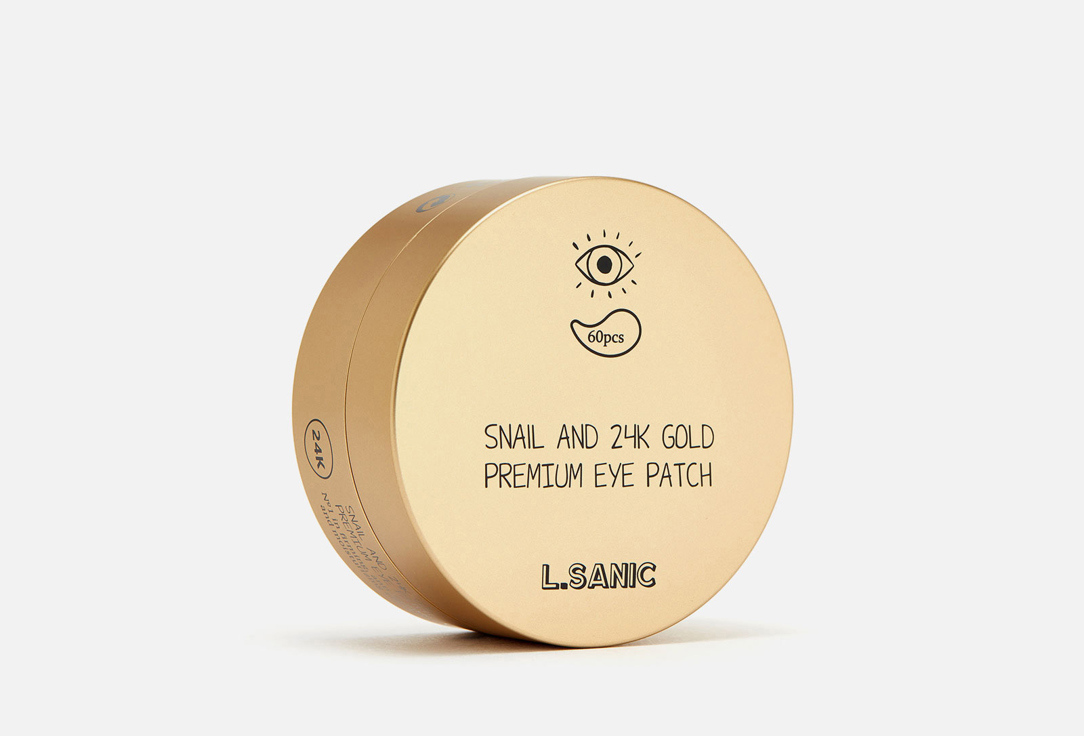 Snail and 24K Gold Premium Eye Patch 60 шт