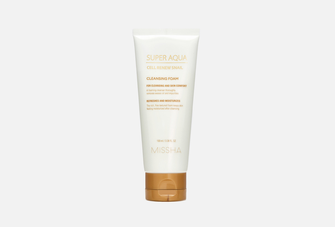 MISSHA Super Aqua Cell Renew Snail Cleansing Foam 100 мл