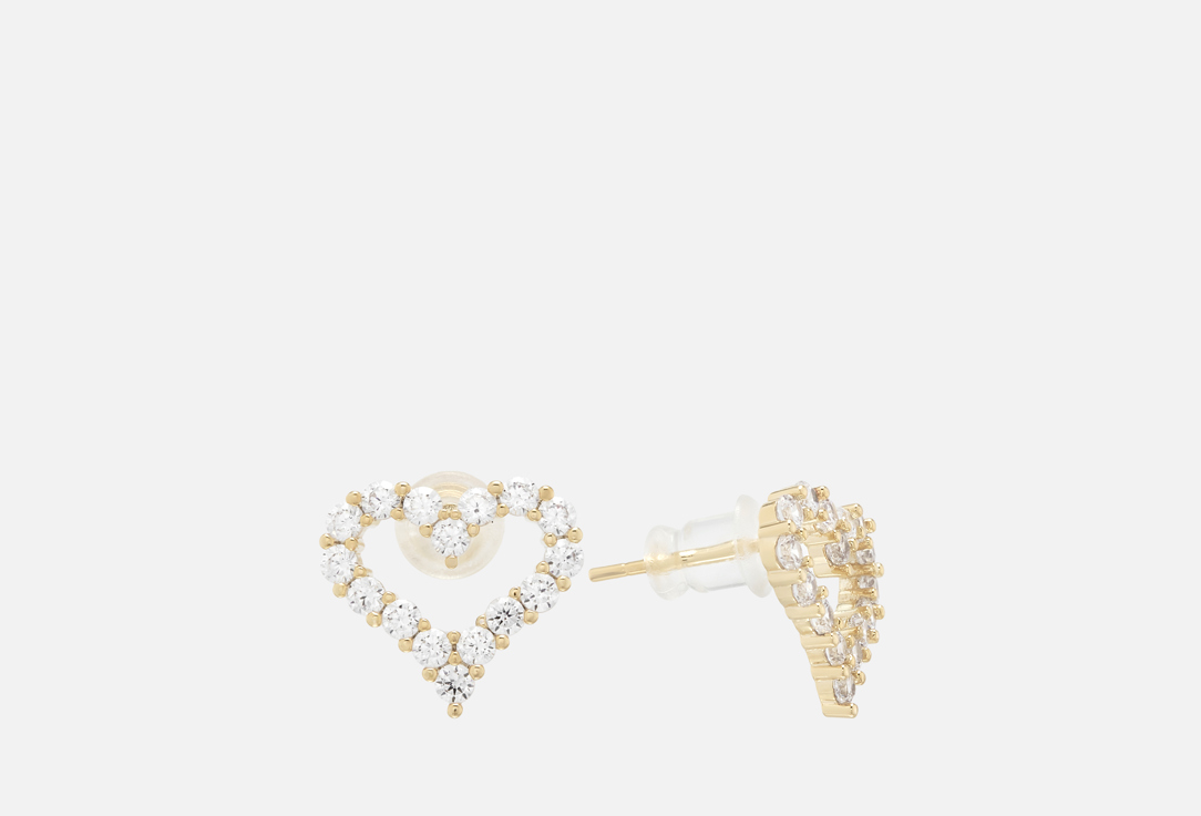 Heart mini gold 2 шт